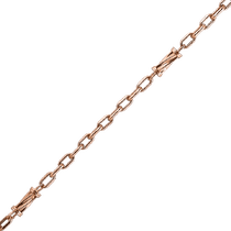 обзорное фото Золотая цепь на шею Якорное плетение 036519  Золотые цепочки