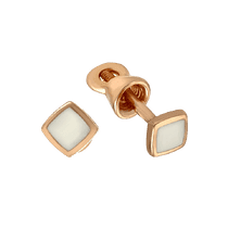 обзорное фото Серьги Квадрат пуссеты с белой эмалью 027382 Золотые серьги с эмалью обзорное фото Серьги Квадрат пуссеты с белой эмалью 027382  Золотые серьги с эмалью