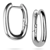 обзорное фото Стильные срежки Грей в серебре без вставок 925 пробы 039562 Серебряные серьги без вставок обзорное фото Стильные срежки Грей в серебре без вставок 925 пробы 039562  Серебряные серьги без вставок