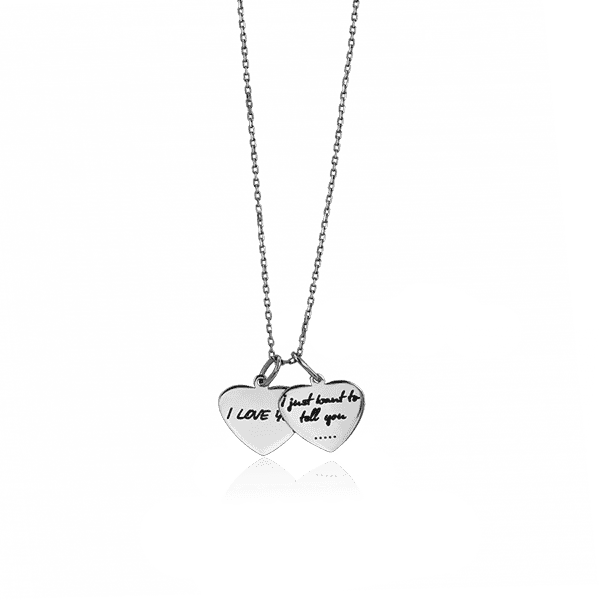 Серебряное колье Сердечки 026130 детальное изображение ювелирного изделия Серебряные колье Серебряное колье Сердечки 026130 детальное изображение ювелирного изделия Серебряные колье