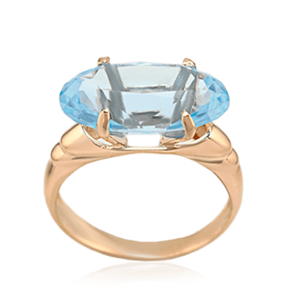 Золотое кольцо с топазом Золотое кольцо с топазом