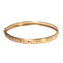 обзорное фото Золотой браслет жесткий 820044 Золотой браслет кольцом обзорное фото Золотой браслет жесткий 820044  Золотой браслет кольцом