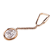 обзорное фото Золотой брелок для машины Nissan 033018 Брелок из золота обзорное фото Золотой брелок для машины Nissan 033018  Брелок из золота