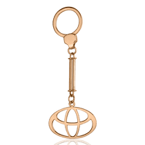 обзорное фото Золотой брелок TOYOTA 1,6,0088 Брелок из золота обзорное фото Золотой брелок TOYOTA 1,6,0088  Брелок из золота