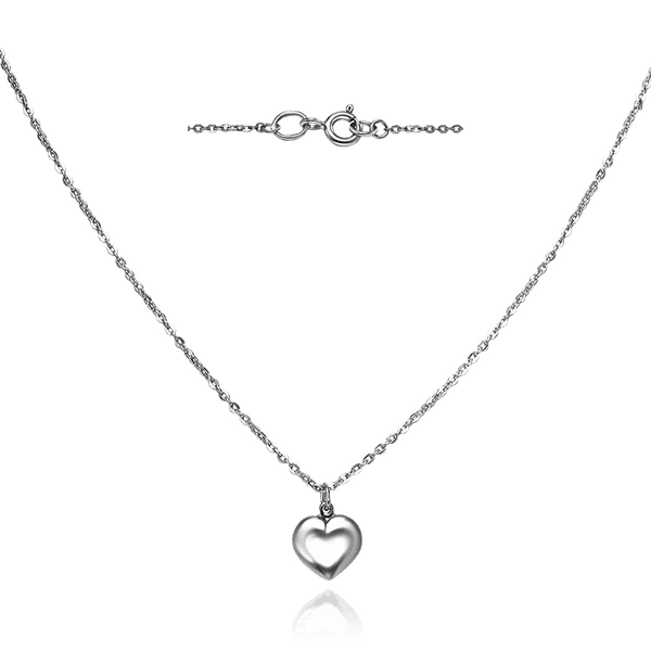 Серебряная цепочка с подвеской Сердце 034214 детальное изображение ювелирного изделия Серебряные цепочки Серебряная цепочка с подвеской Сердце 034214 детальное изображение ювелирного изделия Серебряные цепочки