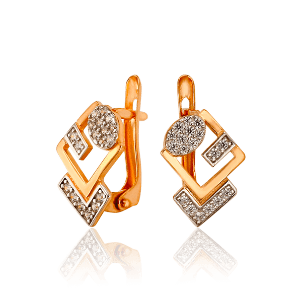 модные серьги золотые  модные серьги золотые