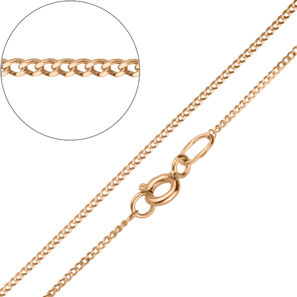 Золотая цепочка без вставок 027810 детальное изображение ювелирного изделия Гурмет плетение золотых цепочек