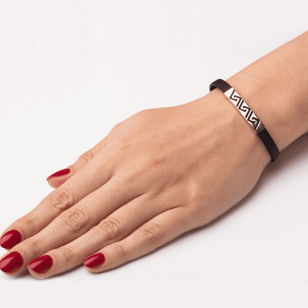 Женский золотой браслет каучук. Фото. Женский золотой браслет каучук. Фото.