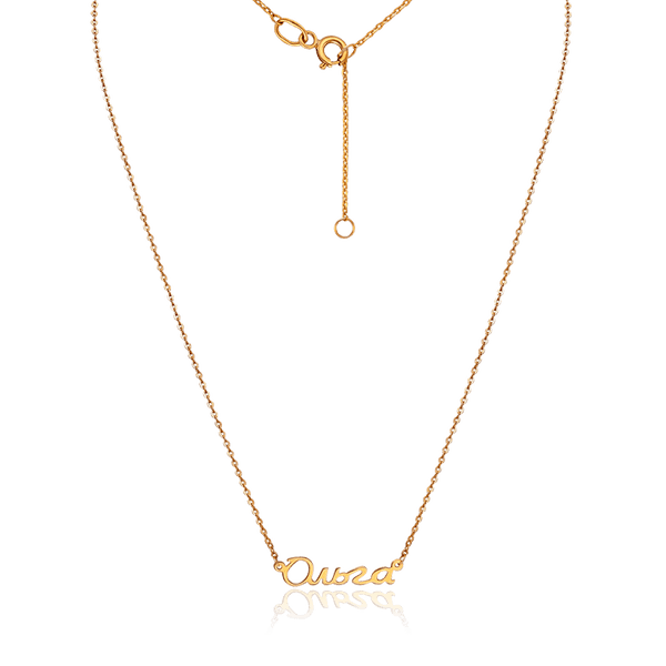 Колье из красного золота с именем Ольга 033209 детальное изображение ювелирного изделия Именные золотые колье Колье из красного золота с именем Ольга 033209 детальное изображение ювелирного изделия Именные золотые колье