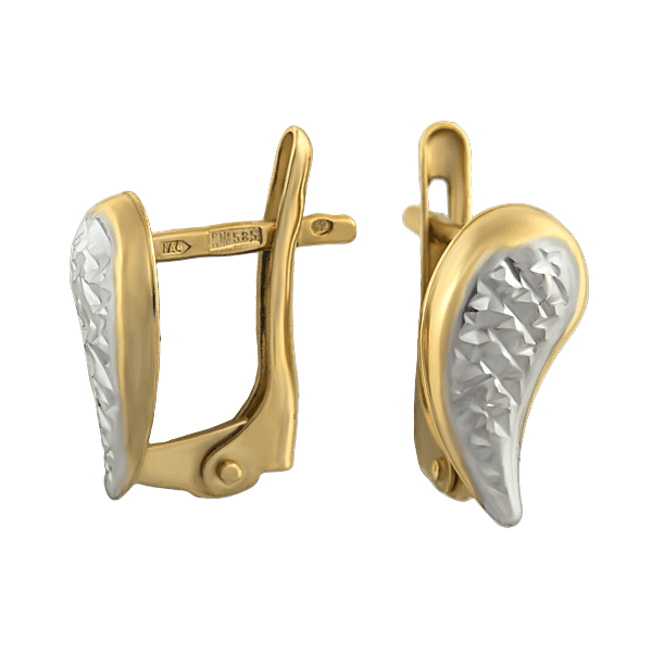 Золотые серьги 470388 детальное изображение ювелирного изделия Золотые серьги с английским замком Золотые серьги 470388 детальное изображение ювелирного изделия Золотые серьги с английским замком