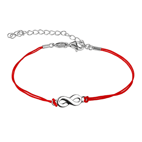Браслет Бесконечность красная нить с дополнительной цепочкой 039471 детальное изображение ювелирного изделия Браслеты красная нить Браслет Бесконечность красная нить с дополнительной цепочкой 039471 детальное изображение ювелирного изделия Браслеты красная нить