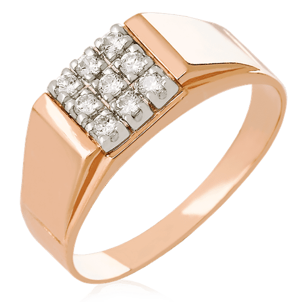 Золотое кольцо с цирконием 024029 детальное изображение ювелирного изделия Золотые кольца с фианитом Золотое кольцо с цирконием 024029 детальное изображение ювелирного изделия Золотые кольца с фианитом