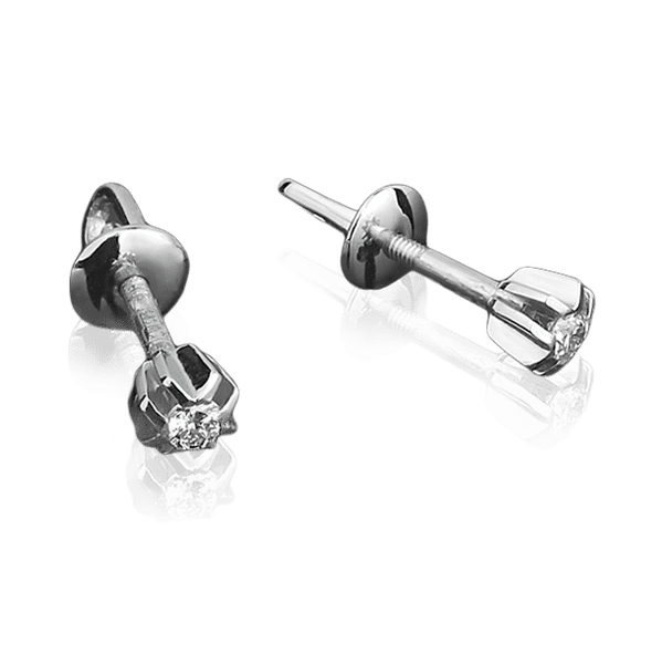 Серьги из белого золота с бриллиантами 2091,0/1 детальное изображение ювелирного изделия Золотые серьги с бриллиантами Серьги из белого золота с бриллиантами 2091,0/1 детальное изображение ювелирного изделия Золотые серьги с бриллиантами