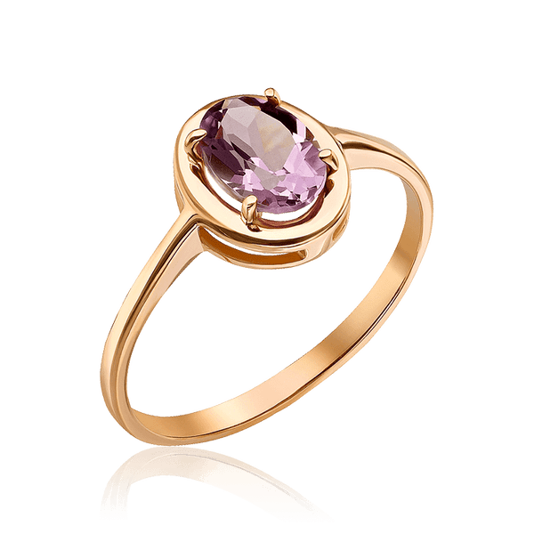 кольцо золотое с аметистом кольцо золотое с аметистом