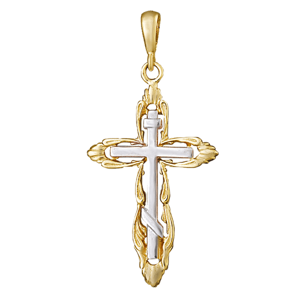 Серебряный крестик П32/047 детальное изображение ювелирного изделия Серебряные подвески крестики