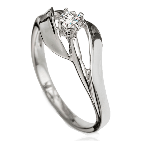 Кольцо из белого золота с бриллиантом 023276 детальное изображение ювелирного изделия Золотые кольца для помолвки с бриллиантом Кольцо из белого золота с бриллиантом 023276 детальное изображение ювелирного изделия Золотые кольца для помолвки с бриллиантом