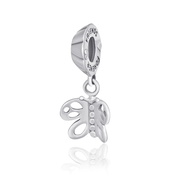 Серебряный подвес-шарм Бабочка 025038 детальное изображение ювелирного изделия Серебряные подвесы-шармы (бусины) Серебряный подвес-шарм Бабочка 025038 детальное изображение ювелирного изделия Серебряные подвесы-шармы (бусины)