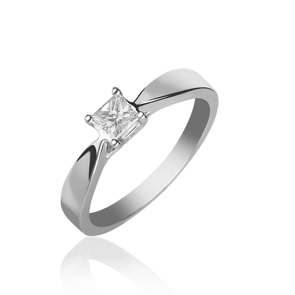 Золотое кольцо с бриллиантом Принцесса 029639 детальное изображение ювелирного изделия Золотые кольца для помолвки с бриллиантом Золотое кольцо с бриллиантом Принцесса 029639 детальное изображение ювелирного изделия Золотые кольца для помолвки с бриллиантом