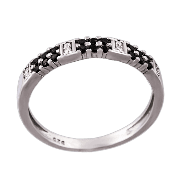 Серебряное кольцо с цирконием ip1041 детальное изображение ювелирного изделия Серебряные кольца