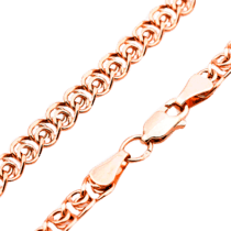 обзорное фото Женская золотая цепочка плетение Лав 033999  Золотые цепочки