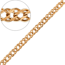 обзорное фото Золотая цепочка Рембо 9600311-3 Золотые цепочки плетения Рембо обзорное фото Золотая цепочка Рембо 9600311-3  Золотые цепочки плетения Рембо