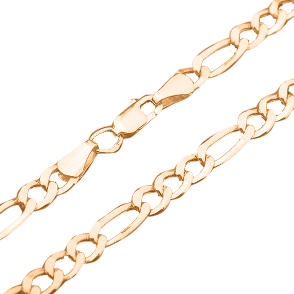 Цепочка Фигаро (Картье) из красного золота 585 пробы 033127 детальное изображение ювелирного изделия Золотые цепочки Цепочка Фигаро (Картье) из красного золота 585 пробы 033127 детальное изображение ювелирного изделия Золотые цепочки