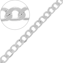 обзорное фото Серебряная цепочка Гурмет 13506  Серебряные цепочки