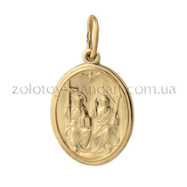 обзорное фото Золотой подвес ладанка 1,4,0511 Золотые подвески иконки обзорное фото Золотой подвес ладанка 1,4,0511  Золотые подвески иконки