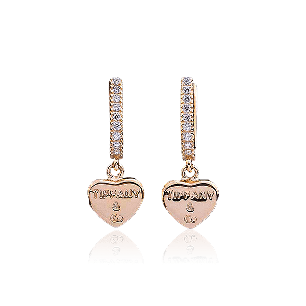 Золотые серьги Сердце с фианитом 028375 детальное изображение ювелирного изделия Золотые серьги с фианитом Золотые серьги Сердце с фианитом 028375 детальное изображение ювелирного изделия Золотые серьги с фианитом