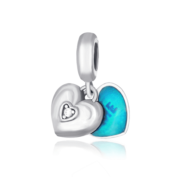 Серебряный подвес-шарм Сердце с фианитом 024940 детальное изображение ювелирного изделия Серебряные подвесы-шармы (бусины) Серебряный подвес-шарм Сердце с фианитом 024940 детальное изображение ювелирного изделия Серебряные подвесы-шармы (бусины)