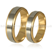 обзорное фото Золотое обручальное кольцо 78  Классические обручальные кольца из золота