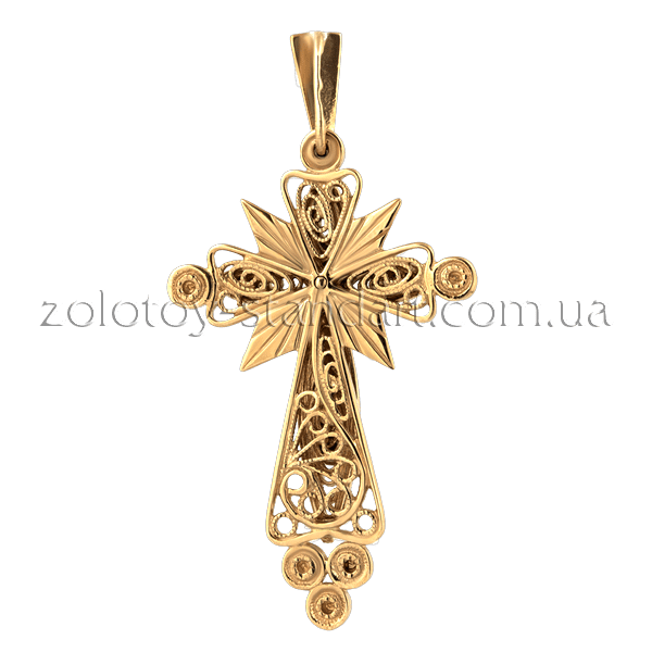 Золотой крестик1,4,0375 Золотой крестик1,4,0375
