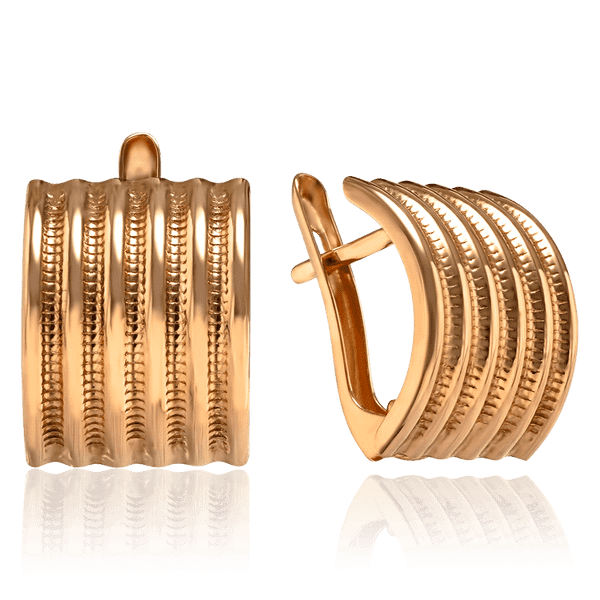 Золотые серьги квадратной формы с насечками 035085 детальное изображение ювелирного изделия Золотые серьги Золотые серьги квадратной формы с насечками 035085 детальное изображение ювелирного изделия Золотые серьги