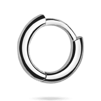 обзорное фото Серебряная одинарная (моно) серьга без вставок 925 пробы 039570  Серебряные серьги без вставок