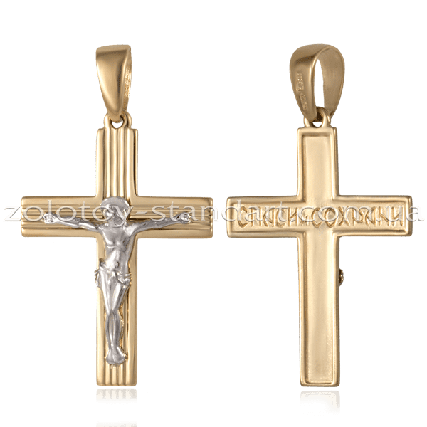 Золотой крестик 501360 детальное изображение ювелирного изделия Золотые крестики Золотой крестик 501360 детальное изображение ювелирного изделия Золотые крестики