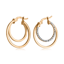 оглядове фото Золоті сережки 80256