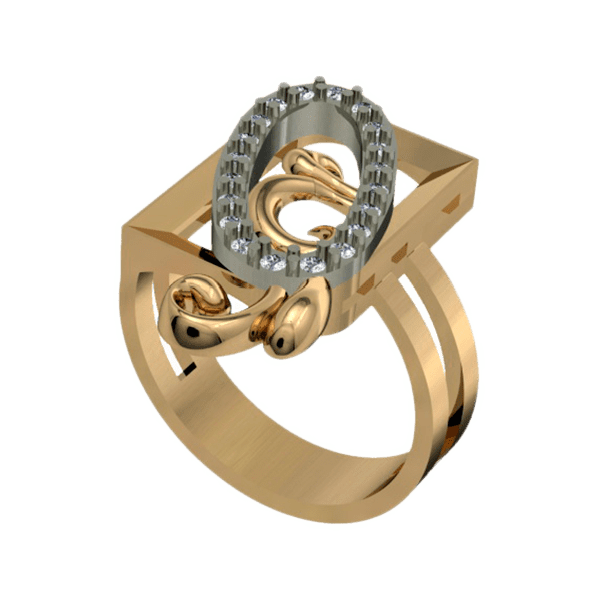 О кольцо 320994 детальное изображение ювелирного изделия Золотые кольца с фианитом О кольцо 320994 детальное изображение ювелирного изделия Золотые кольца с фианитом