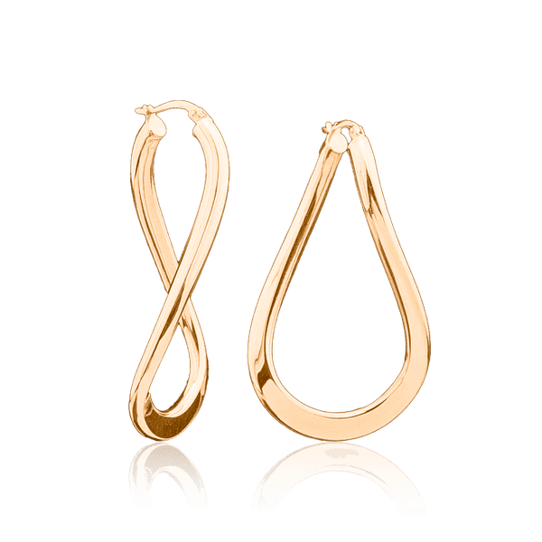 Серьги из красного золота Серьги из красного золота