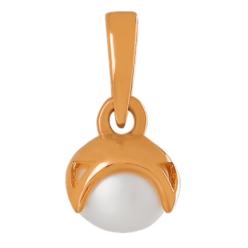 Золотой кулон с жемчугом 023662 детальное изображение ювелирного изделия Золотые кулоны с жемчугом