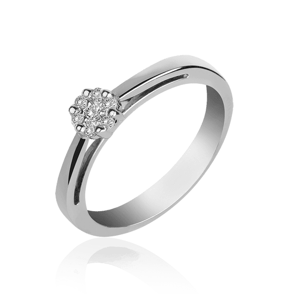 Золотое кольцо с бриллиантами 028483 детальное изображение ювелирного изделия Золотые кольца для помолвки с бриллиантом Золотое кольцо с бриллиантами 028483 детальное изображение ювелирного изделия Золотые кольца для помолвки с бриллиантом