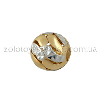 обзорное фото Золотой подвес Шарик 62313  Золотые подвески без камней