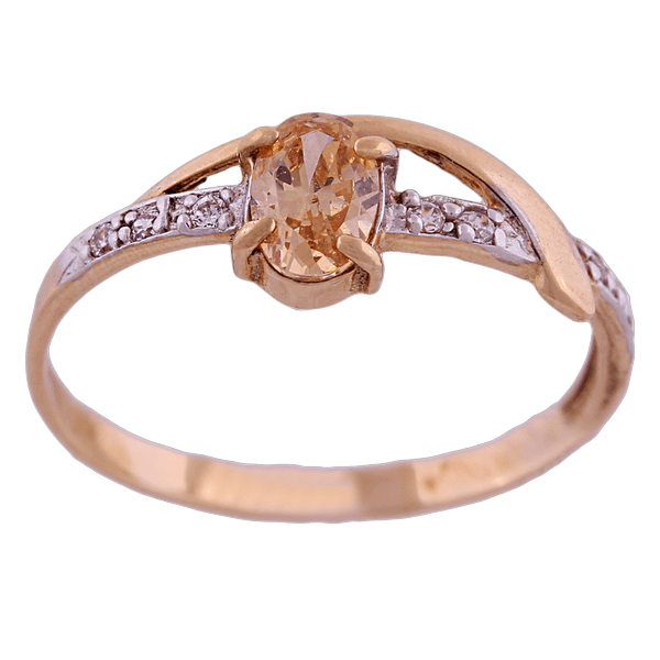 Золотое кольцо с цирконием 18105 детальное изображение ювелирного изделия Золотые кольца с фианитом Золотое кольцо с цирконием 18105 детальное изображение ювелирного изделия Золотые кольца с фианитом