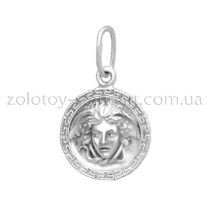 обзорное фото Серебряный подвес греческая 62026  Серебряные подвески без вставок
