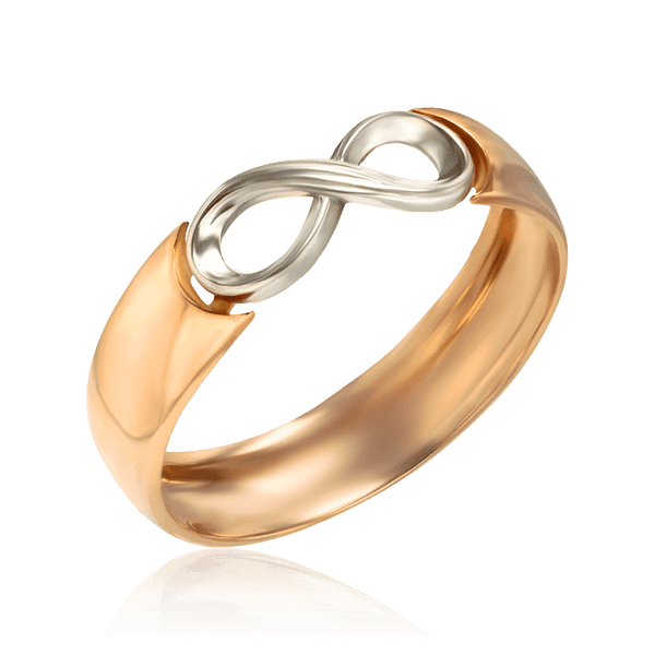 Золотое кольцо Бесконечность 035825 детальное изображение ювелирного изделия Золотые кольца Золотое кольцо Бесконечность 035825 детальное изображение ювелирного изделия Золотые кольца