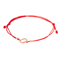 обзорное фото Браслет на руку красная нить с золотом 585 пробы 032324 Красная нить с золотом обзорное фото Браслет на руку красная нить с золотом 585 пробы 032324  Красная нить с золотом