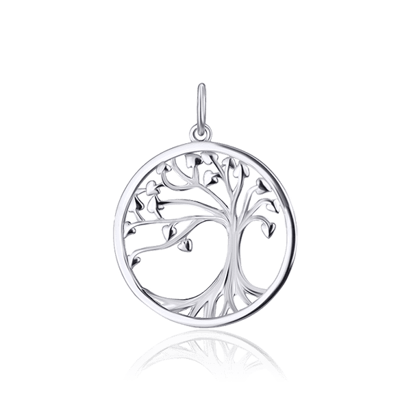 Серебряный подвес Дерево любви 031307 детальное изображение ювелирного изделия Серебряные подвески без вставок Серебряный подвес Дерево любви 031307 детальное изображение ювелирного изделия Серебряные подвески без вставок