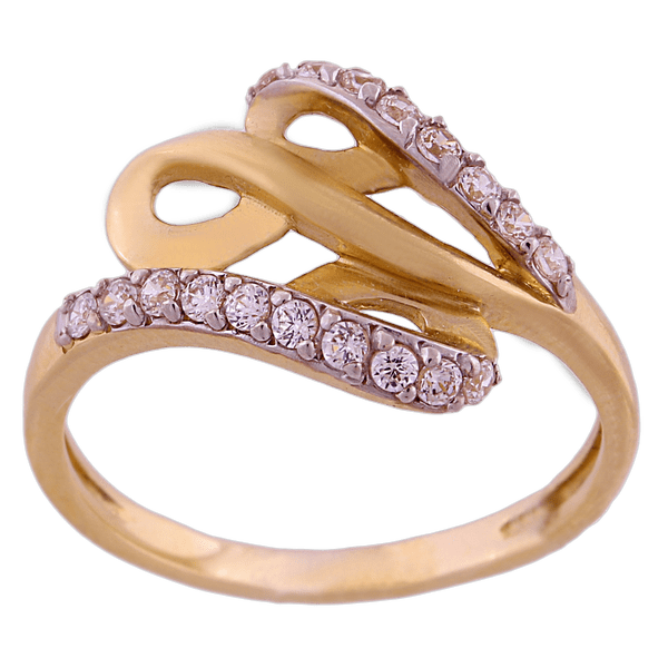 Золотое кольцо с цирконием 753 детальное изображение ювелирного изделия Золотые кольца с фианитом Золотое кольцо с цирконием 753 детальное изображение ювелирного изделия Золотые кольца с фианитом