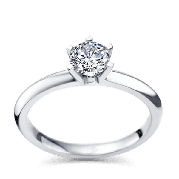 Каблучка для заручин з білого золота з діамантом 024494 детальне зображення ювелірного виробу Каблучка для заручин з білого золота з діамантом 024494 детальне зображення ювелірного виробу