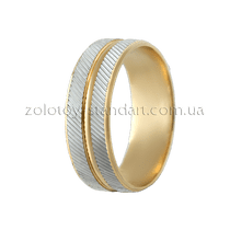 обзорное фото Золотое обручальное кольцо с насечками К10855 Золотые обручальные кольца с алмазной гранью обзорное фото Золотое обручальное кольцо с насечками К10855  Золотые обручальные кольца с алмазной гранью