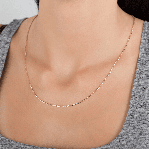 цепочка на шею Якорная цепочка на шею Якорная